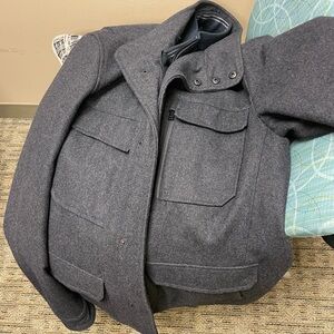 Michael Kors Charcoal Jacket with Midnight Lining